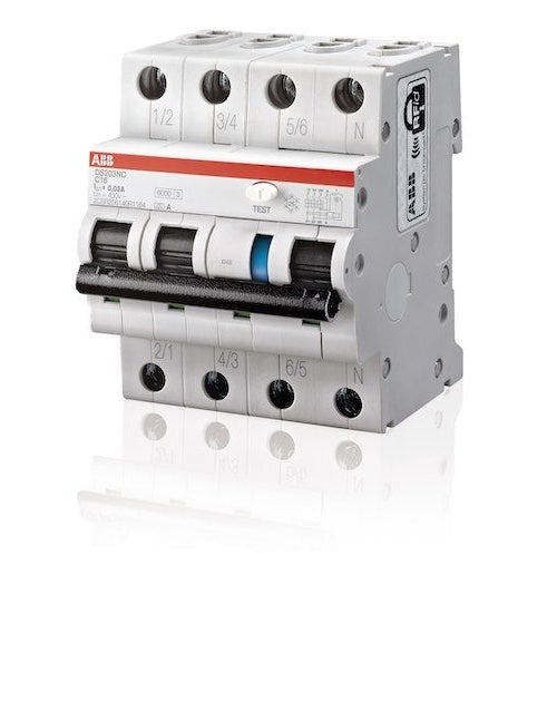 ABB FI/LS-Schalter DS203NCA-B20/03P+N DS203NC B20 A30 (2CSR256140R1205) afbeelding 1