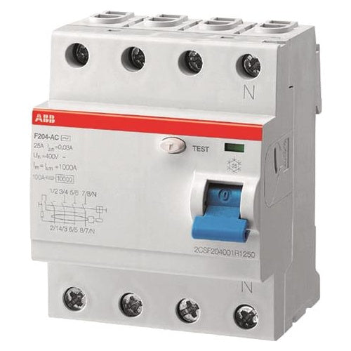 ABB STOTZ-KONTAKT ABB 2CSF204201R3400 Stromunterbrecher Residual-current device (2CSF204201R3400) afbeelding 1