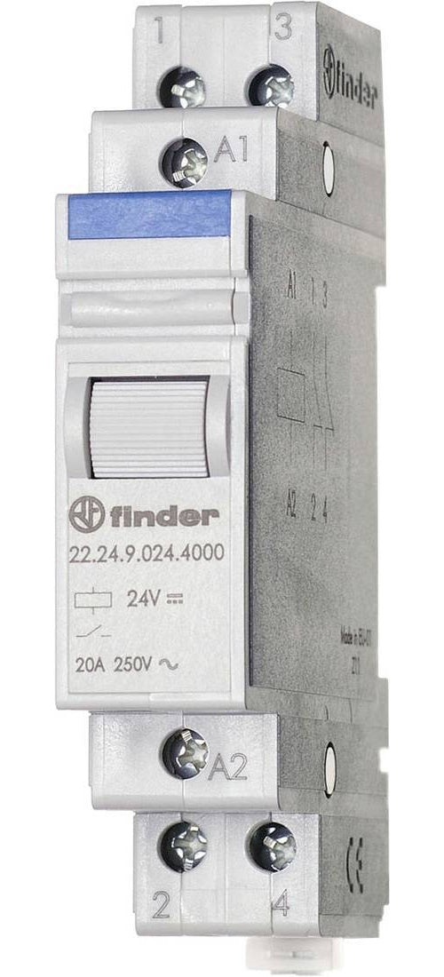 FINDER S.p.A. Installations-Relais 22.24.9.024.4000 (222490244000) - 8012823120225 - image 1