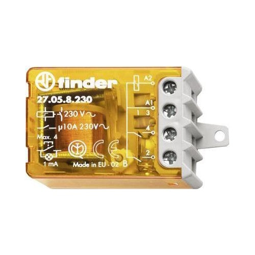 Finder Stromstoß-Schalter Unterputz 1 St. 27.05.8.230.0000 2 Schließer 230 V/AC 10 A 2300 VA (27.05.8.230.0000) afbeelding 1
