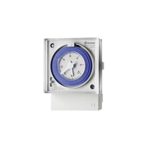 Finder Mechanische Schaltuhr für Frontaufbau, Serie 12.31 12.31.8.230.0000 230 V/50 - 60 Hz 1 Wechsler 16 A 250 V/AC (AC (12.31.8.230.0000) afbeelding 1