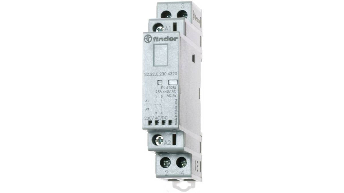 FINDER S.p.A. Installationsschütz 22.32.0.024.1320 (223200241320) afbeelding 1