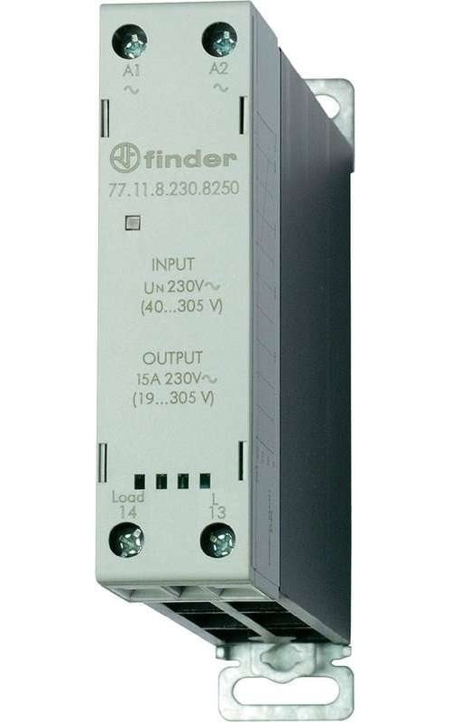 Finder SSR-Relais im 22,5 mm Gehäuse 77.11.8.230.8250 1 Schließer (77.11.8.230.8250) afbeelding 1