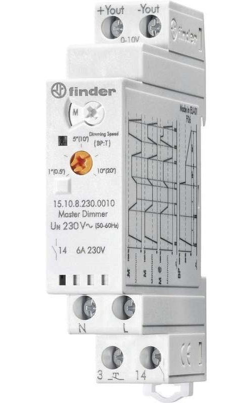 Finder Elektronischer Dimmer, 15.10 15.10.8.230.0010 6 A (15.10.8.230.0010) afbeelding 1