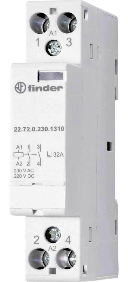 Installationsschütz 1 Schließer 1Öffner 32A Spule 24V (227200241517) afbeelding 1