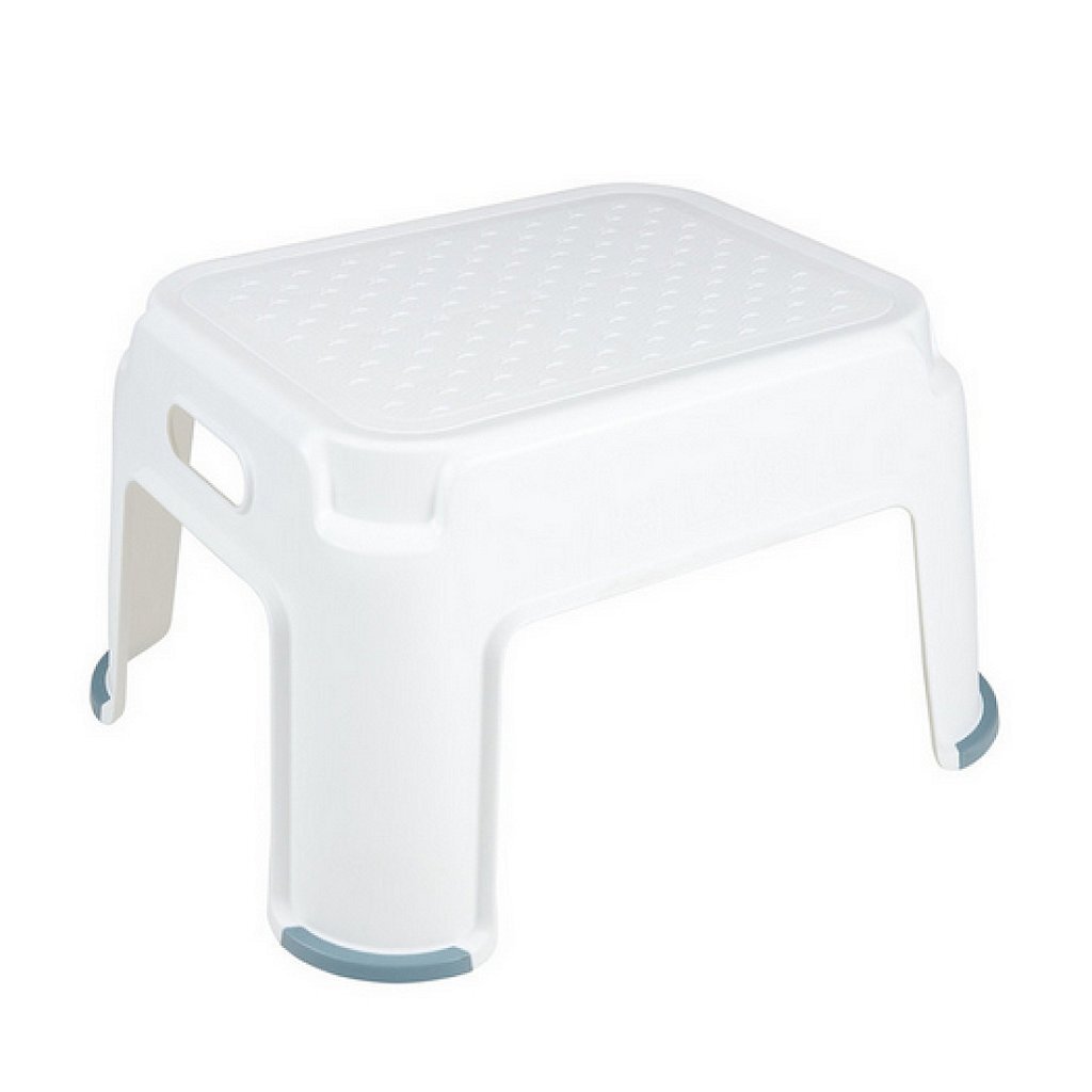 Curver Step Stool Basic White/Blue