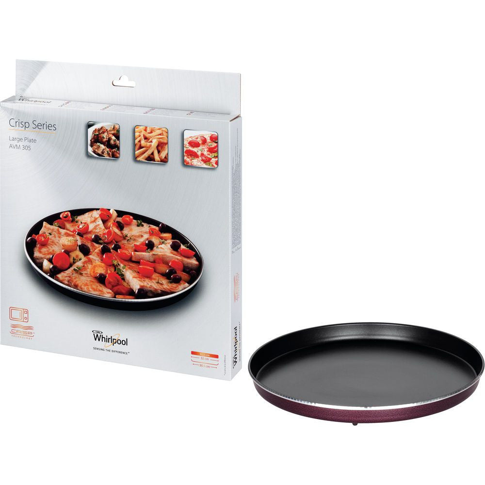 Whirlpool Crisp Plate 30.5 cm - Compatible with Crisp Function, Microwave Safe