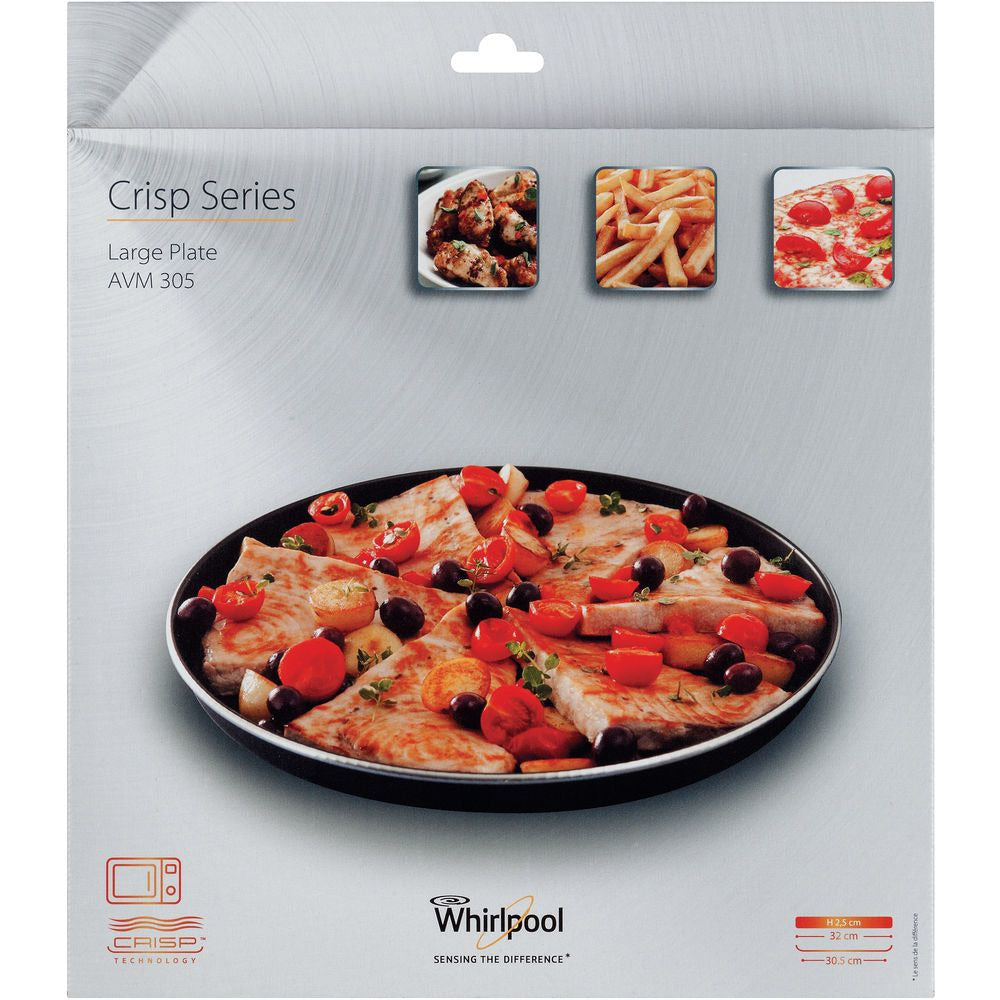 Whirlpool Crisp Plate 30.5 cm - Compatible with Crisp Function, Microwave Safe