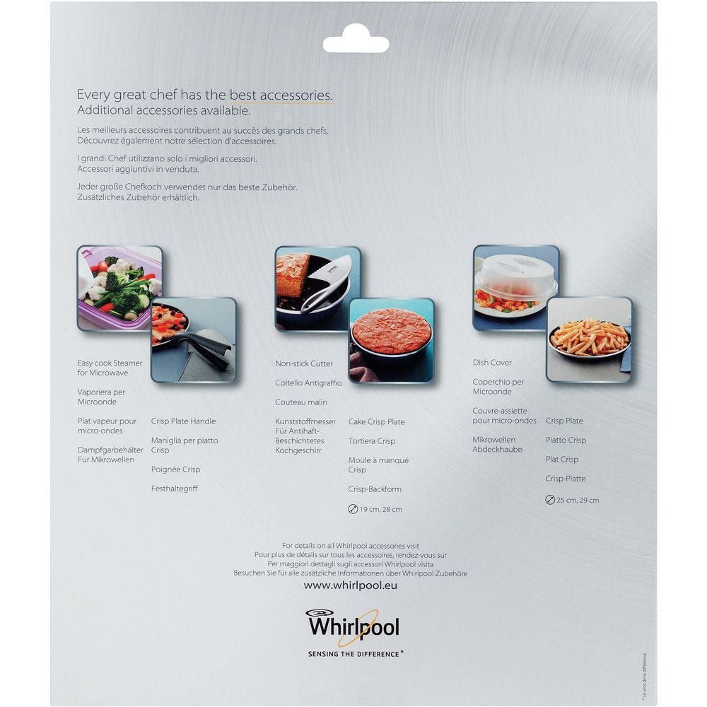 Whirlpool Crisp Plate 30.5 cm - Compatible with Crisp Function, Microwave Safe