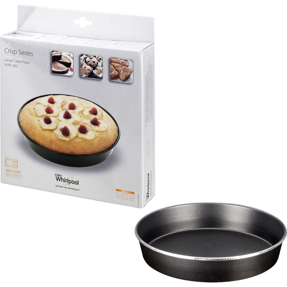 Whirlpool Crispeed Cake Pan 26 cm - Black