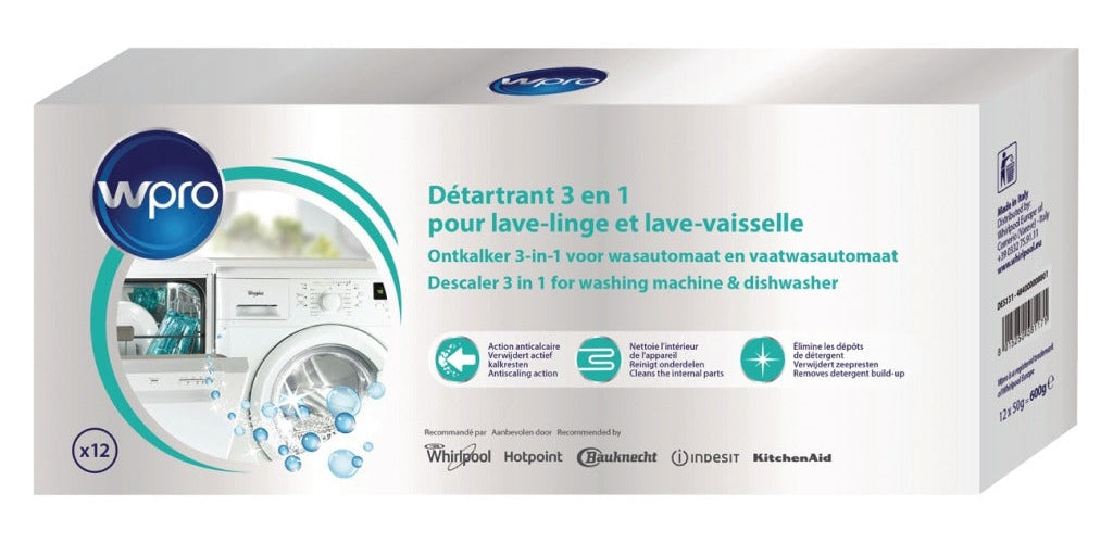 WPRO 484000008801 Ontkalker Vaatwasser / Wasmachine 600 G afbeelding 2
