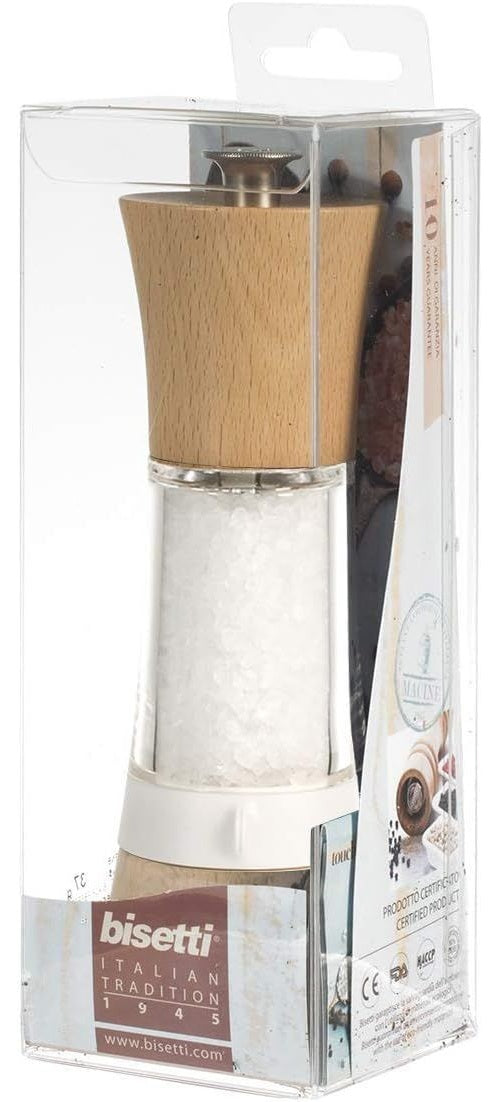 Moulin a sel - BISETTI - PISA - 18 cm - Bois / Acryl afbeelding 1