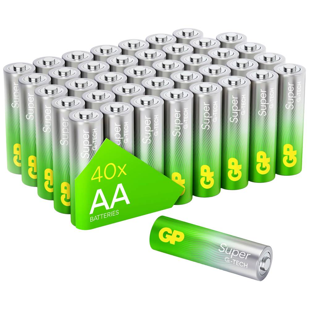 GP Batteries 03015AETA-B40 Haushaltsbatterie Einwegbatterie AA Alkali (03015AETA-B40)