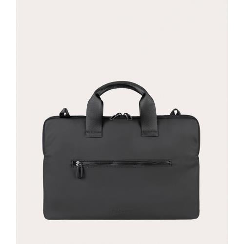 TUCANO GOMMO Slim Laptoptasche für Notebook 15.6 Zoll MacBook Pro 16 schwarz - Die Gommo-Taschen- und Accessoires-Linie besteht aus einem Material - welches aus recyceltem Kunststoff hergestellt wird - und zeichnet sich durch ein minimalist afbeelding 1