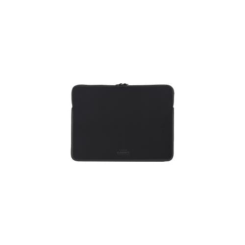 TUCANO Second Skin Elements Neopren Hülle für MacBook Air/Pro 13 Zoll schwarz - Voraus - Speziell entworfen  für das MacBook Pro/Air. Hautenge Hülle aus Neopren - die stilsichere Lösung für einen sicheren Transport Ihres Laptops in einer an afbeelding 1