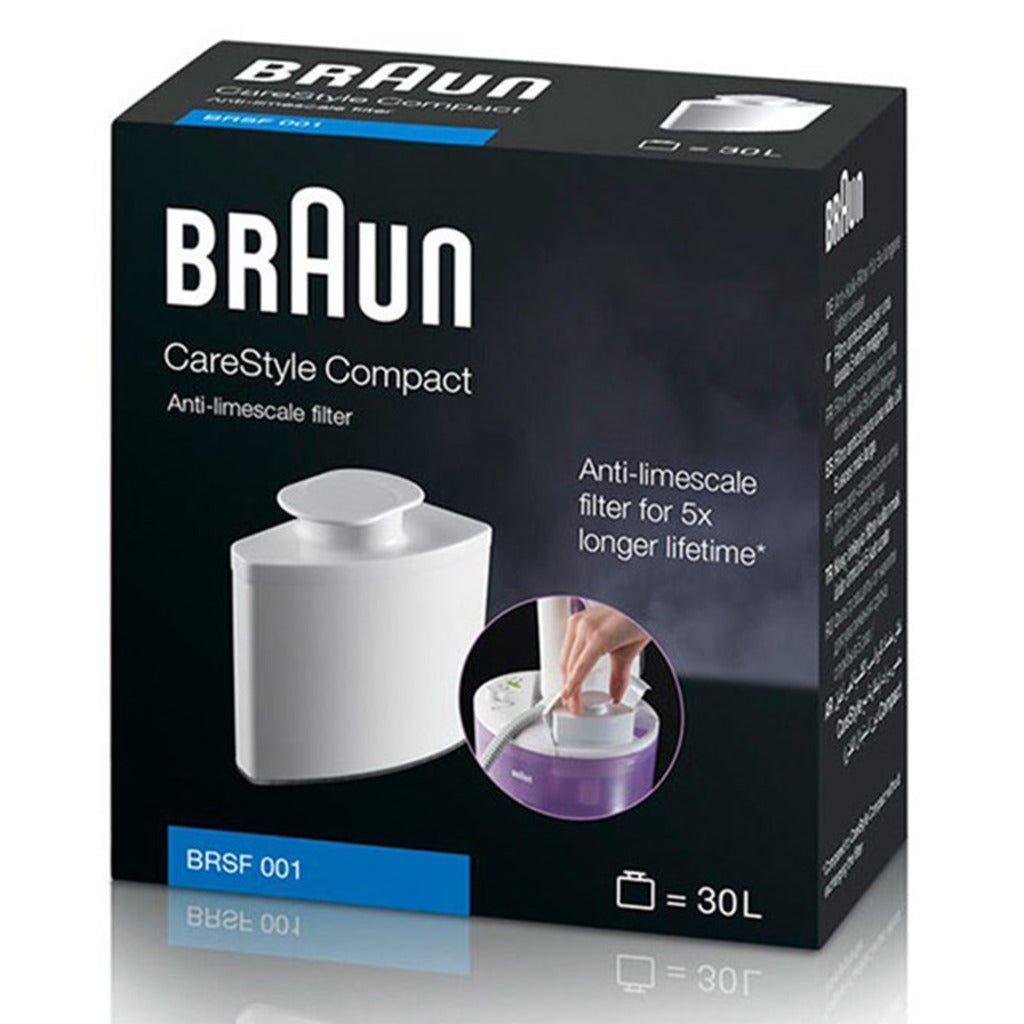 Braun Anti-calc Filter BRSF001 - Compatible with CareStyle Compact Steam Irons