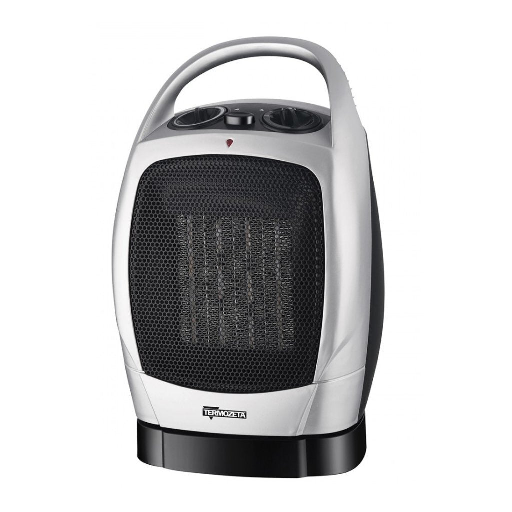 Termozeta Oscillating Ceramic Fan Heater 1500W Silver/Black