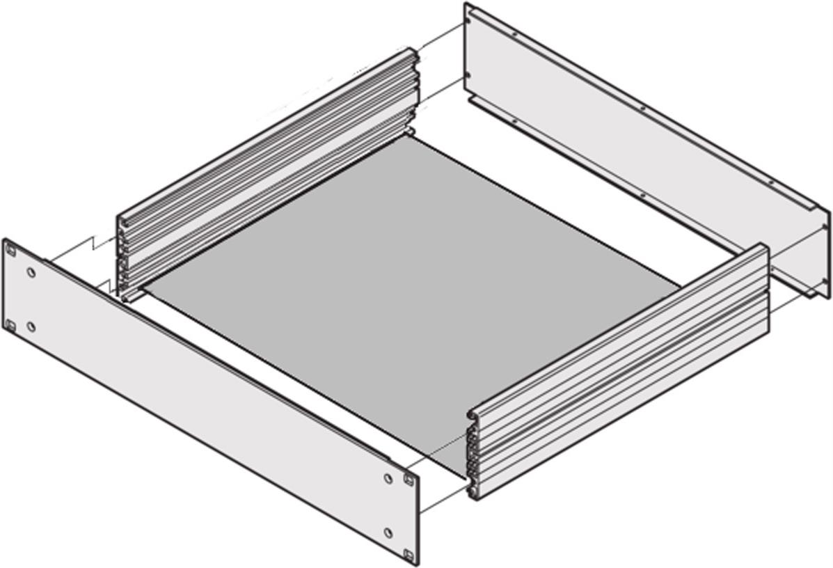 SCHROFF Chassis Plate 390D Rack Accessories 20860111