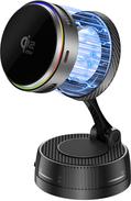 4smarts Qi2 25W MagSafe Charger with Cooling RGB 360 Holder Grey 541762