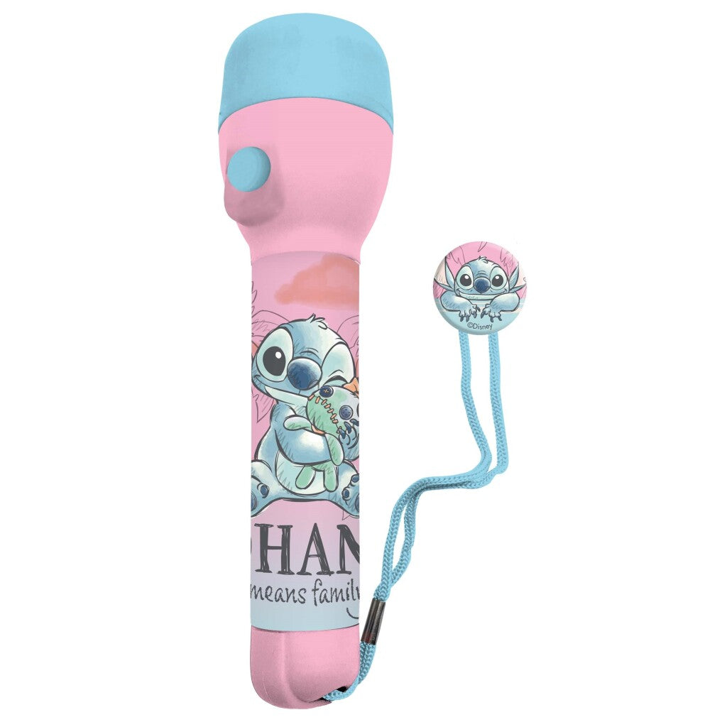 Disney Stitch Flashlight 16 cm Blue/Pink