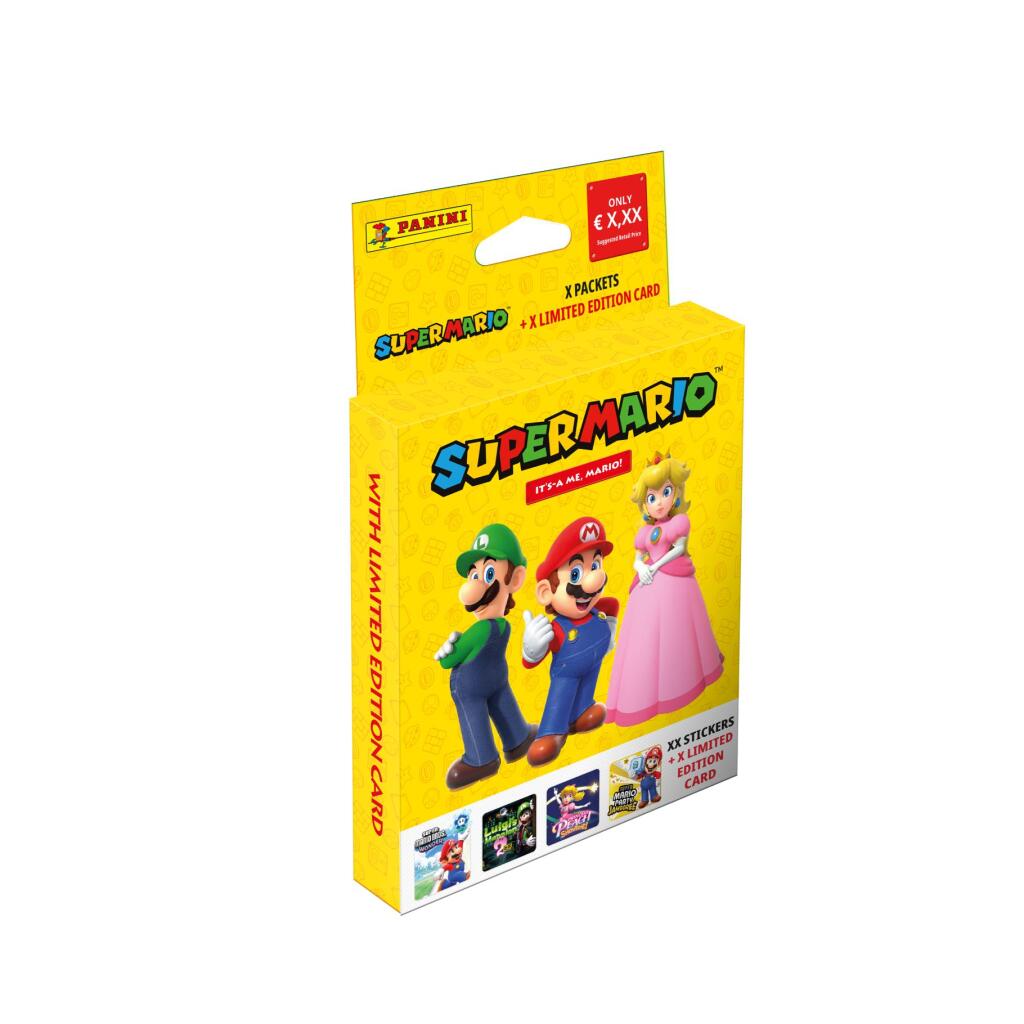 Super Mario Sticker 2 Eco Blister