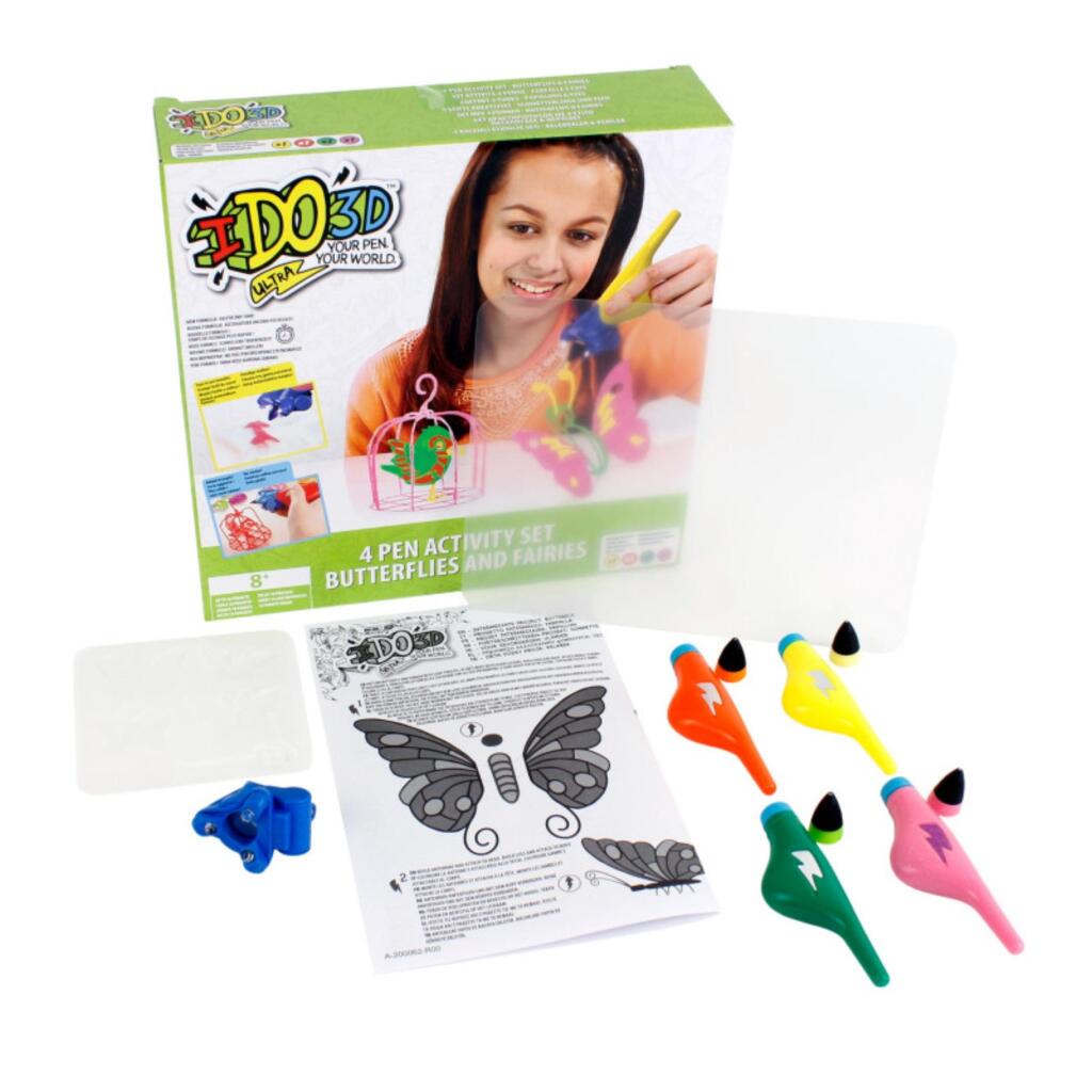 IDO3D Ultra 4 Pen Set Butterfly & Fairies for Kids Aged 8 and Up