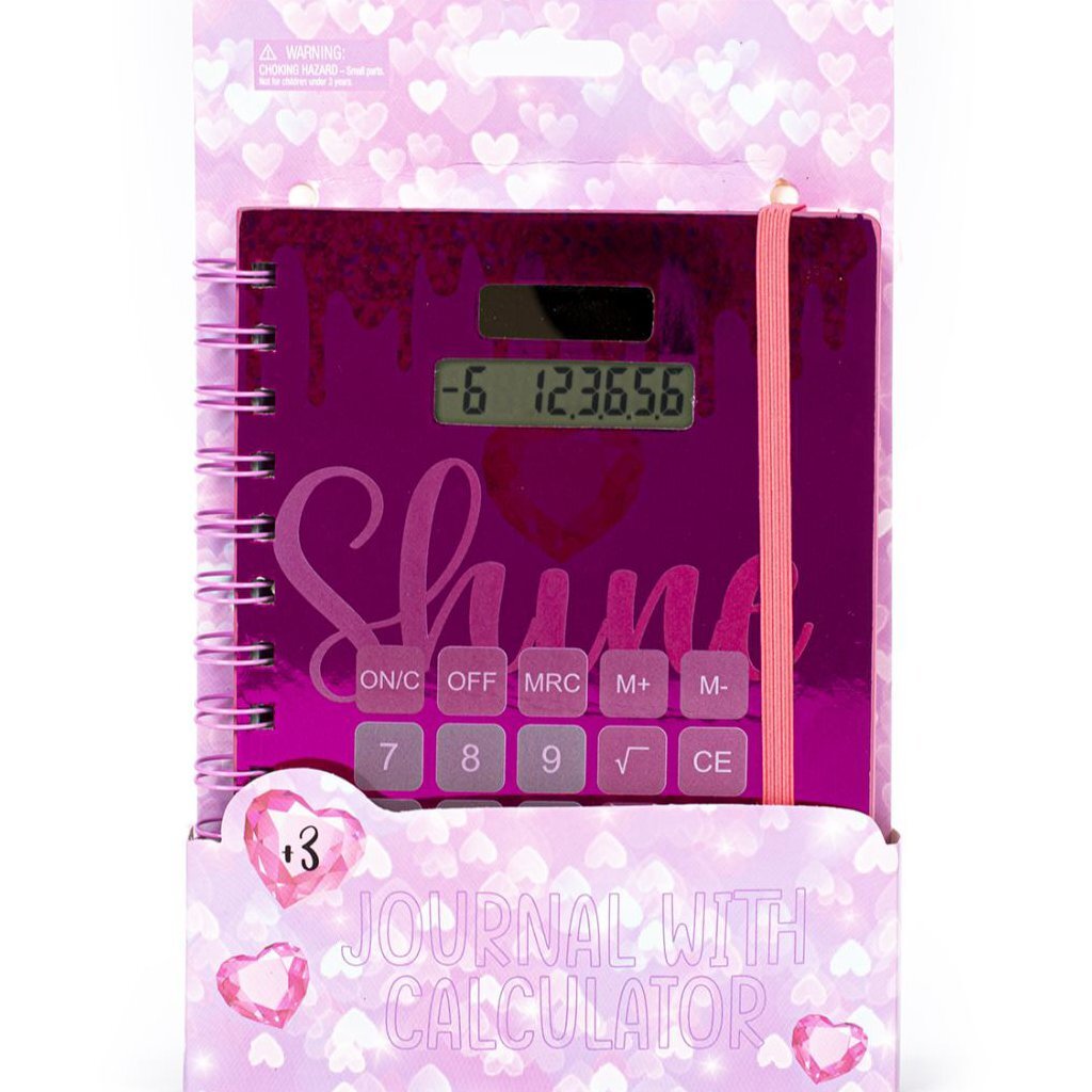 Dream Big Notebook with Calculator Pink
