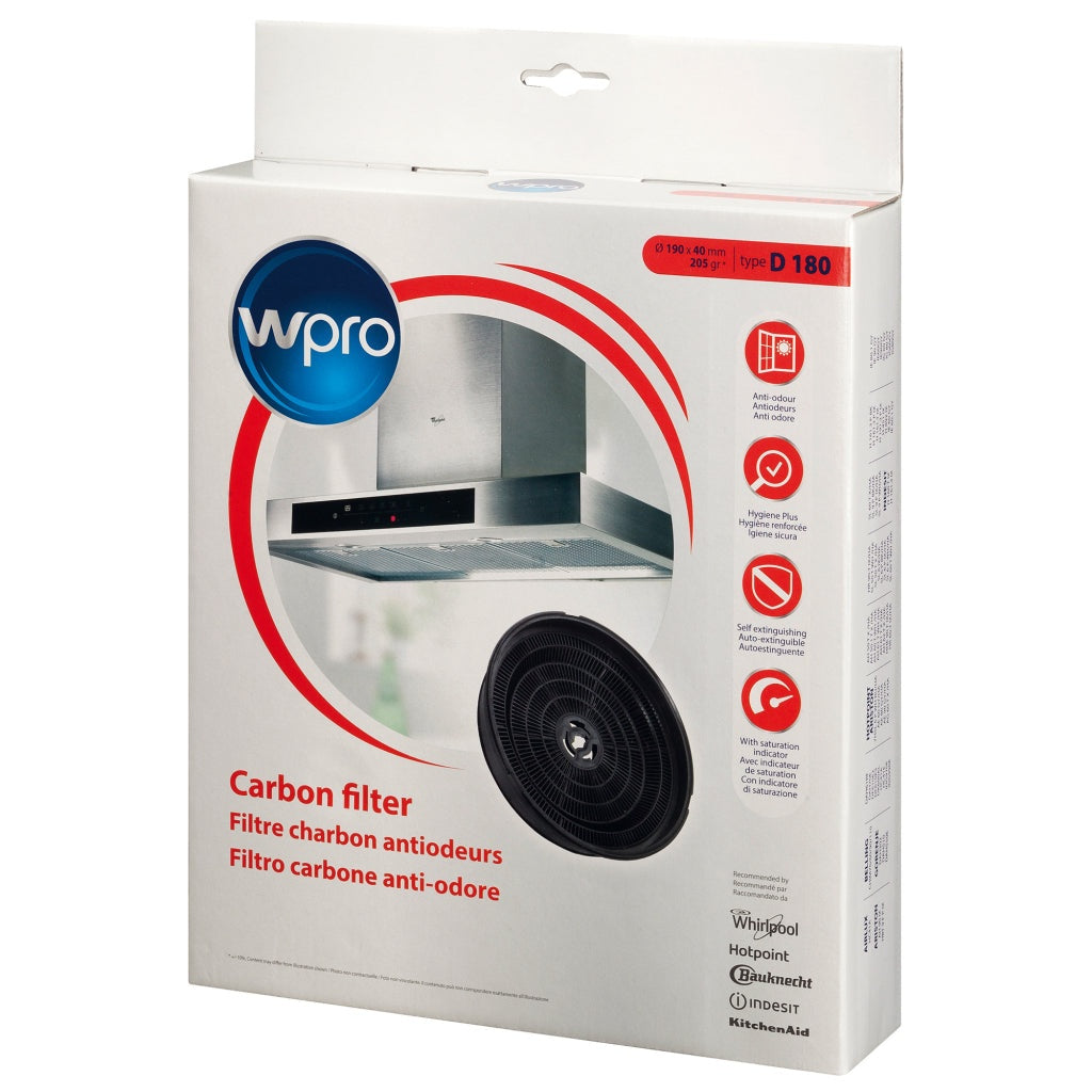 WPRO Koolfilter D180 voor Afzuigkap afbeelding 1