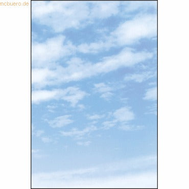 Sigel Design Paper, DIN A4, 90 g/m², "Clouds" Motif, Fine Paper, Double-Sided (DP565)