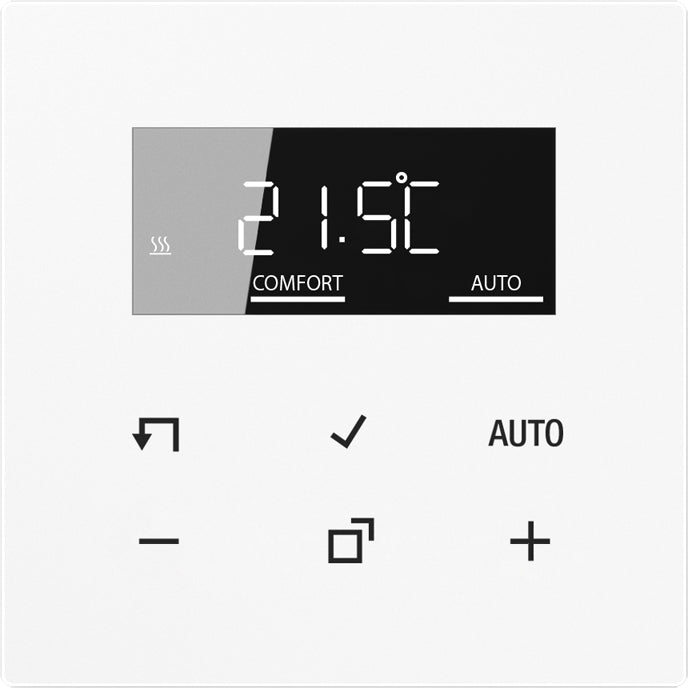 Jung Room Temperature Controller with Display Standard TR D LS 1790 WW (TRDLS1790WW)