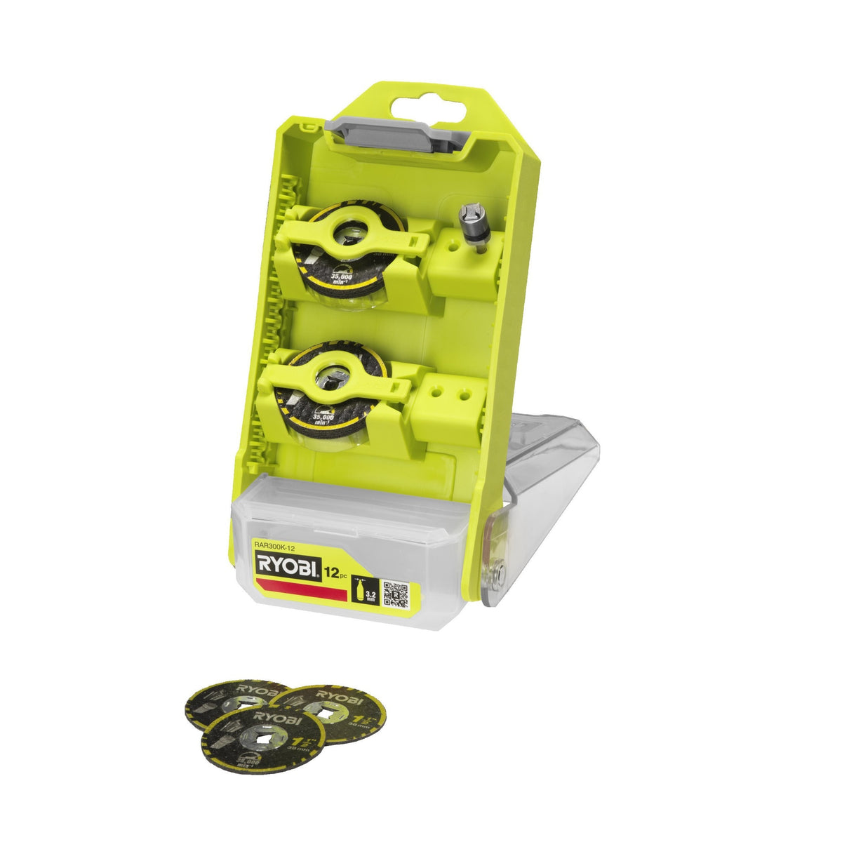 RYOBI Cutting Set 11 Discs & Mandrel for Rotary Tools