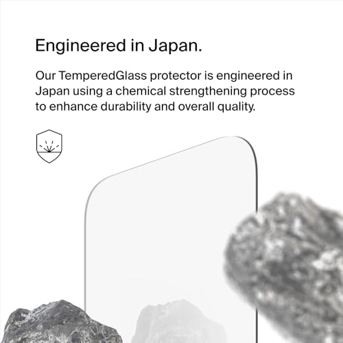 Belkin - Bildschirmschutz für Handy - gehärtetes Glas, behandelt - Glas - für Apple iPhone 15 Pro (OVA137ZZ)