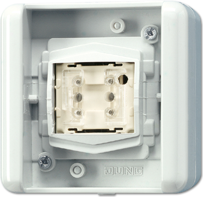 Jung 8471.01 LED W Light Switch White (8471.01LEDW)