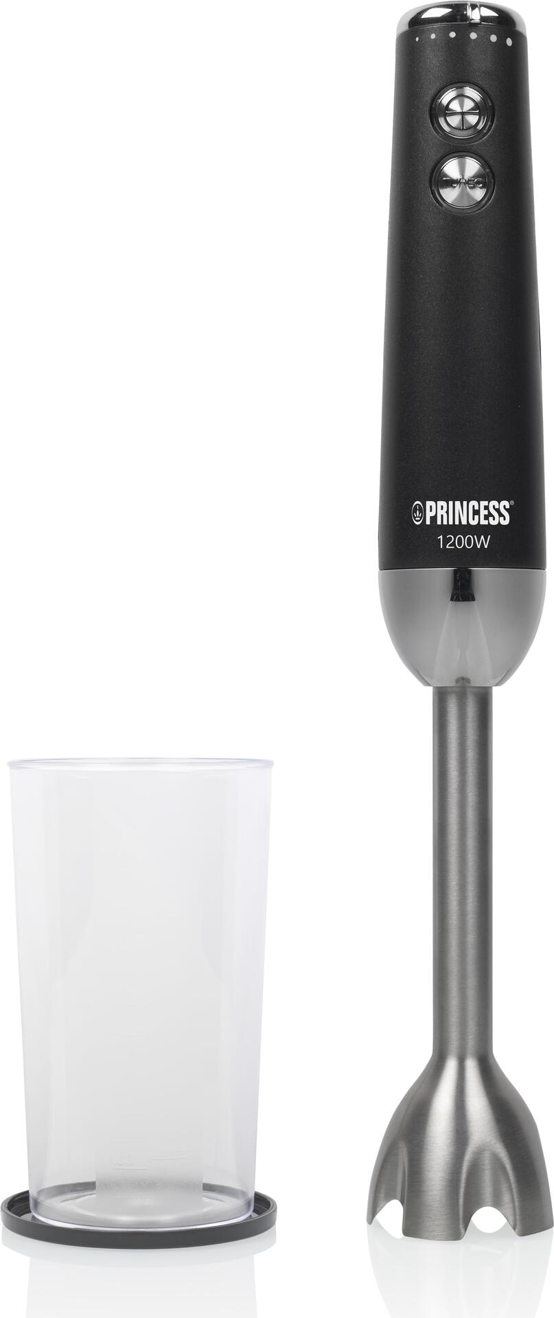 Princess Hand Blender - Immersion Blender - 0.7 l - 1200 W - Black - Stainless Steel