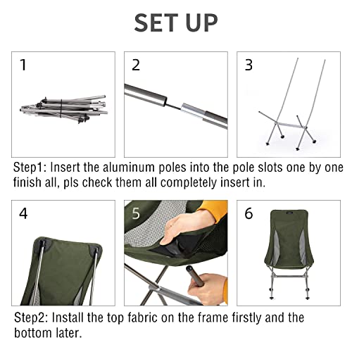 Camping chair moon chair NATUREHIKE