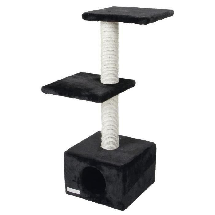 KERBL - Arbre a chat - VENUS SWEET 30 x 30 x 85 cm - Noir