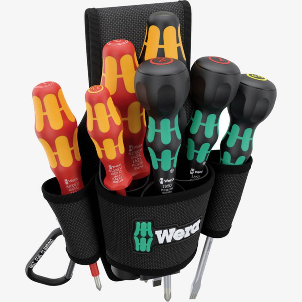 Wera 05136033001 - Schraubendrehersatz Gürteltasche Set 2 8-teilig (05136033001)