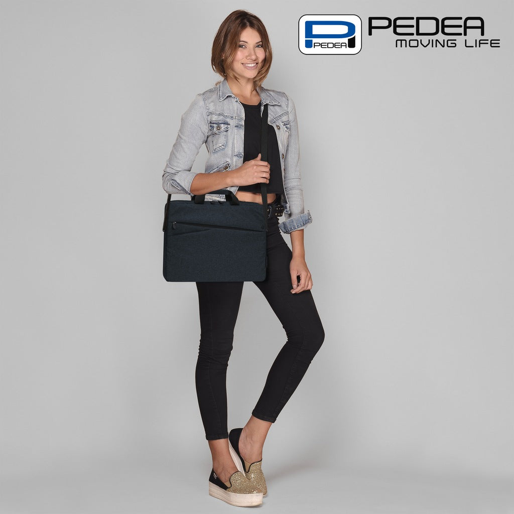 PEDEA Laptop Bag 15.6 inch - Fashion Notebook Shoulder Bag with Adjustable Strap