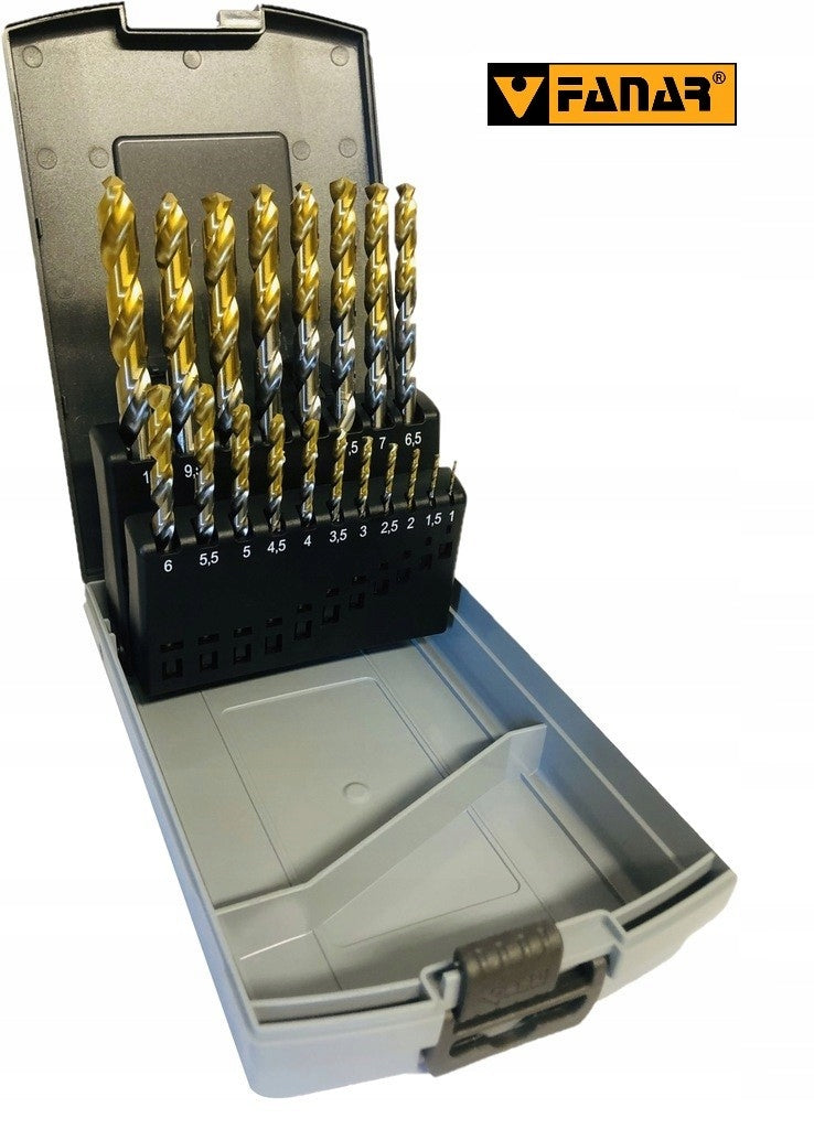 NWKA Drill Bit Set for Stainless Steel - 19 Pieces