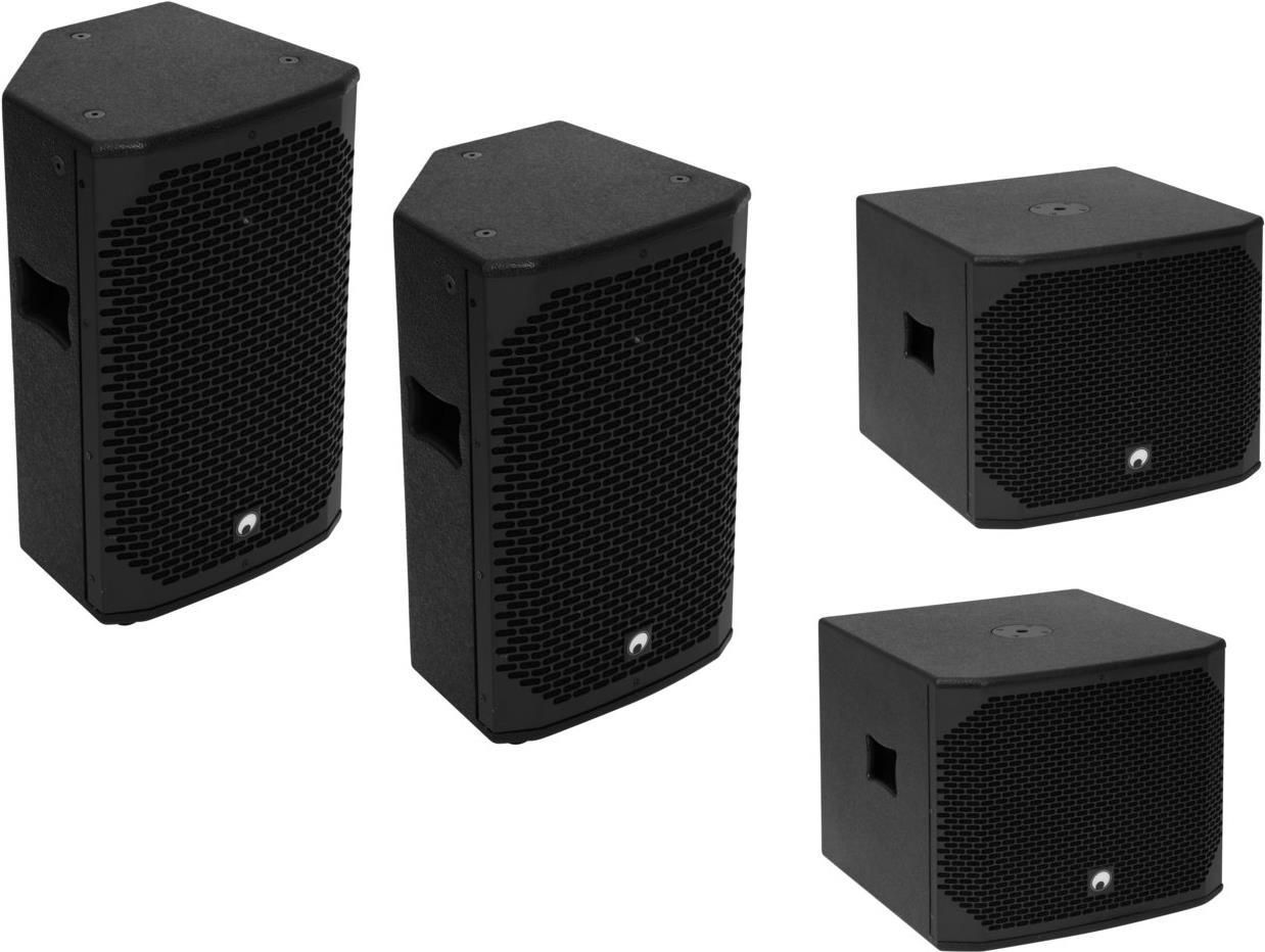 OMNITRONIC PA Set AZX Passive Speaker - 20000528 - 200W - 10" Woofer