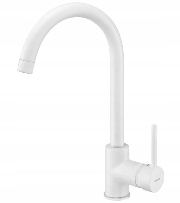 NEMEZJA Kitchen Faucet Alabaster Single-Lever Mixer Freestanding BEN A62M