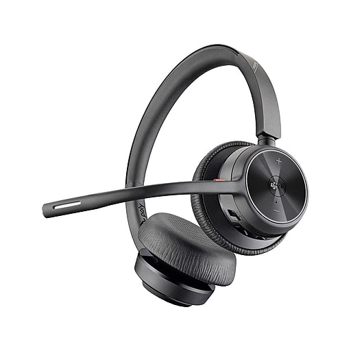 POLY Voyager 4320 On Ear Headset - Bluetooth® and Wired Stereo - Black (7Y211AA)