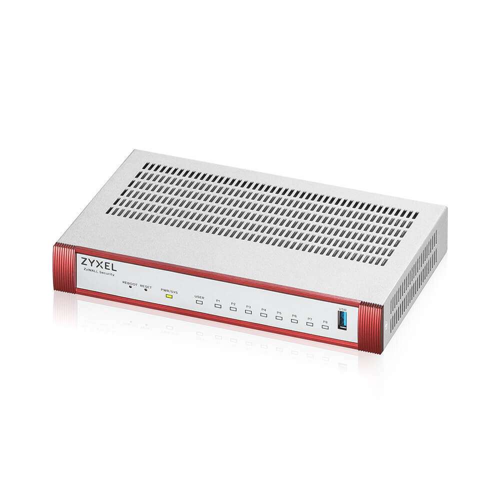 Zyxel ZyWALL USG FLEX 100HP - Firewall - 8 Ports - 1GbE - Cloud-managed (USGFLEX100HP-EU0101F)