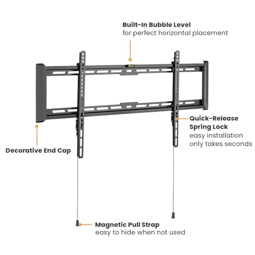Value TV Mount 2.29 m (90"), Black (17.99.1224)