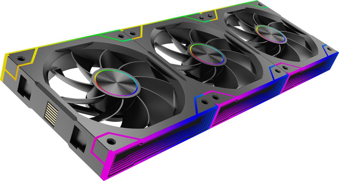 Xilence ARGB Reverse Fan 120 mm 3-Pack - Model XPF360R.ARGB XF073