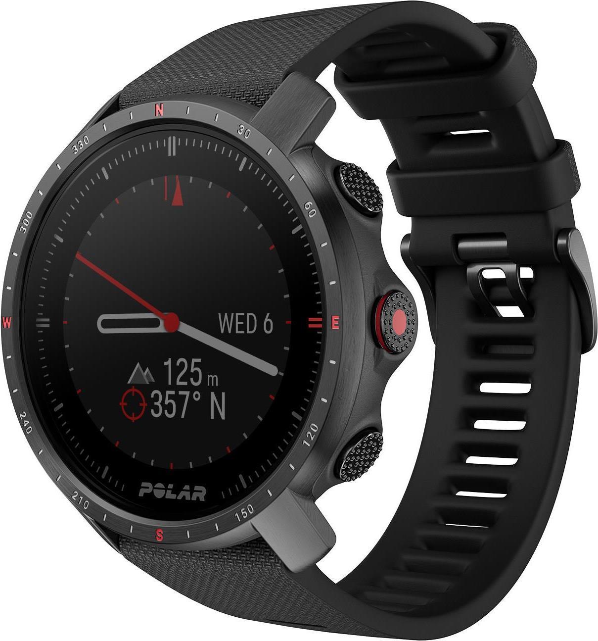 Polar Grit X Pro Sports Watch - Black DLC - M/L Strap