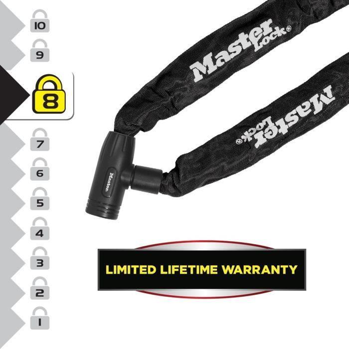 MASTER LOCK Anti-theft Bicycle Chain - 90 cm - Hardened Steel
