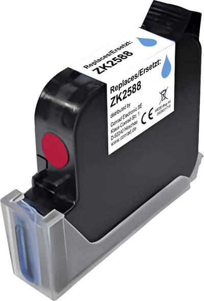 Renkforce Ink Cartridge RF-7593192 Compatible Solvent ZK2588 Red