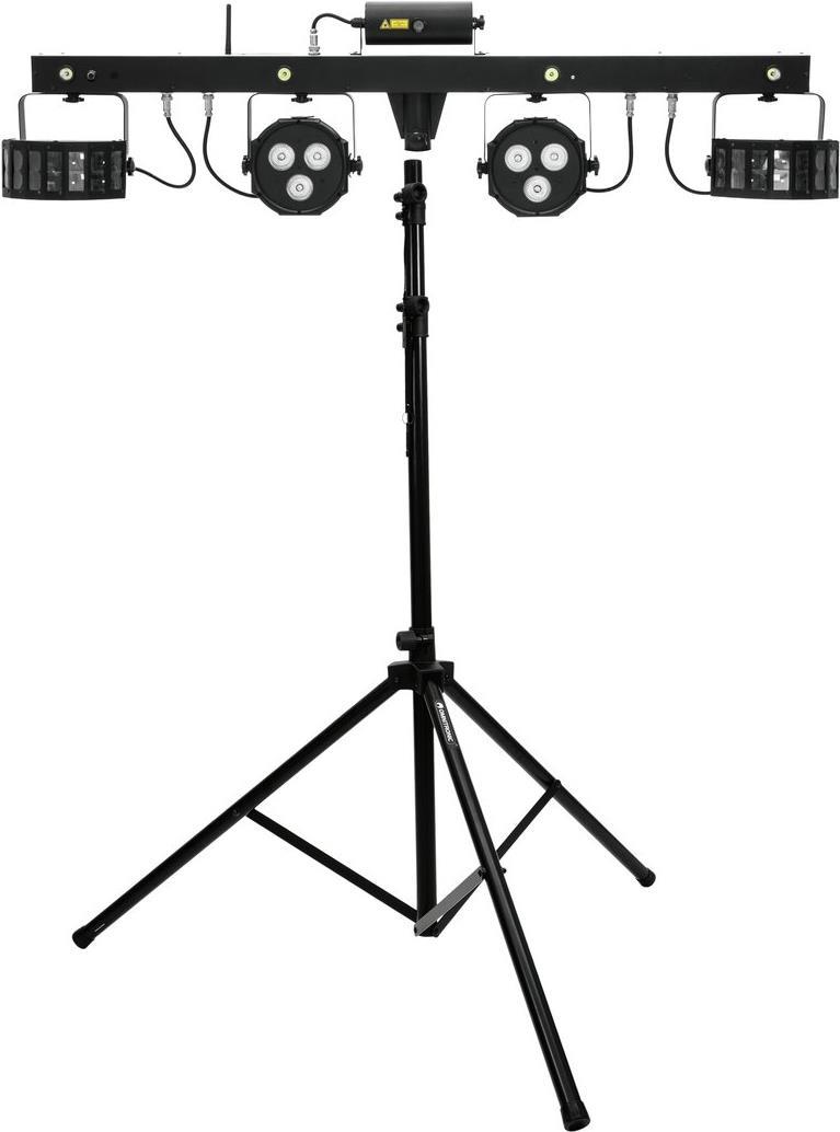 EUROLITE Set LED KLS Laser Bar FX Light Set + M-4 Speaker Stands (20000451)