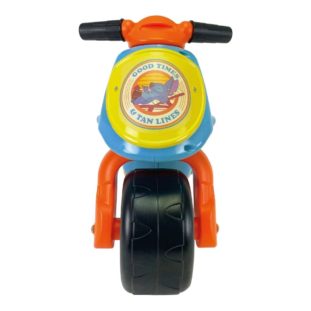 Injusa Disney Stitch Ride-on Bike - Blue/Orange/Yellow - For Children 18 Months+